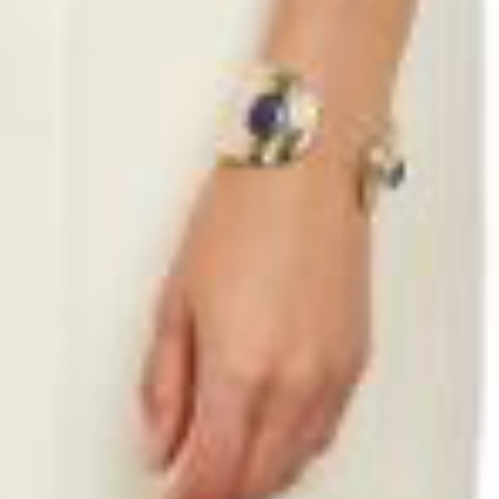Pamela Love Oracle Cuff Bracelet NWOT Lapis Cabochons. - Picture 3 of 10